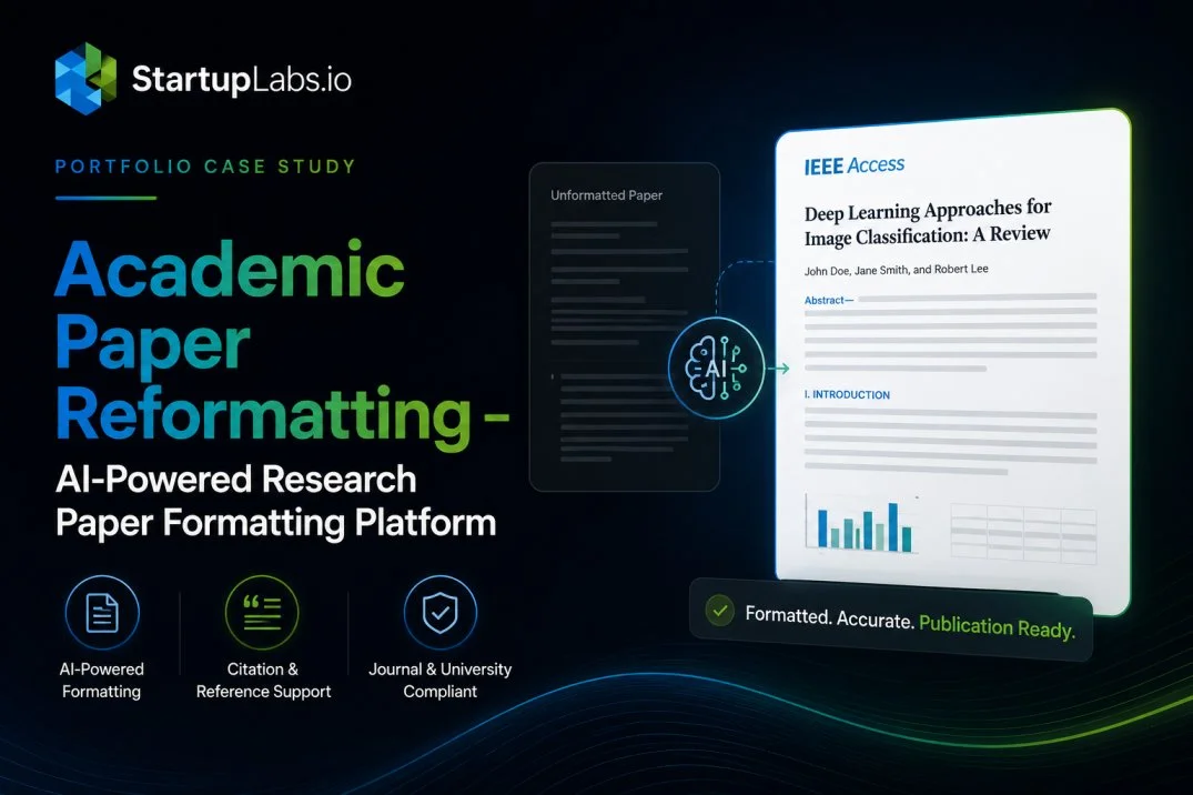 Academic Paper Reformatting – AI-Powered Research Paper Formatting Platform Image